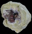 Aragonite & Kutnohorite Crystal Geode Half - Italy #61769-2